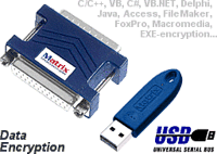 LPT/USBプロテクションキーは各言語に対応。C/C++ | C# | VB/VB.NET | VBA | Pascal | Java | Delphi | FoxPro